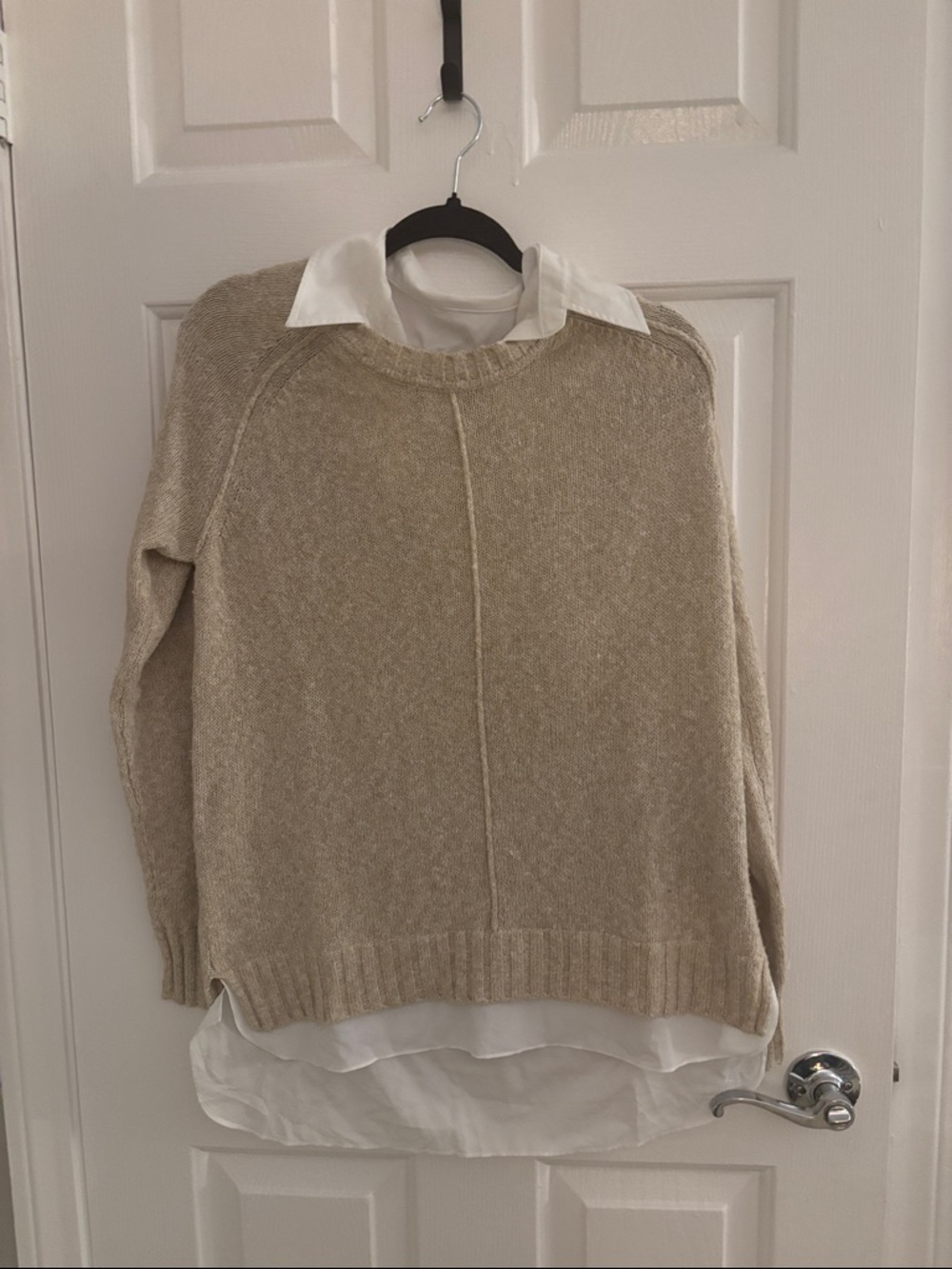 Ralph Lauren Neutral Beige Crewneck Sweater